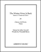 The Winter Wren Is Back SATB choral sheet music cover